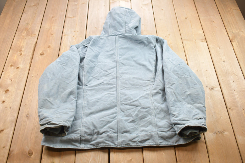 Vintage 1990s Carhartt Women's Sherpa Lined Sandstone Sierra Jacket Workwear
