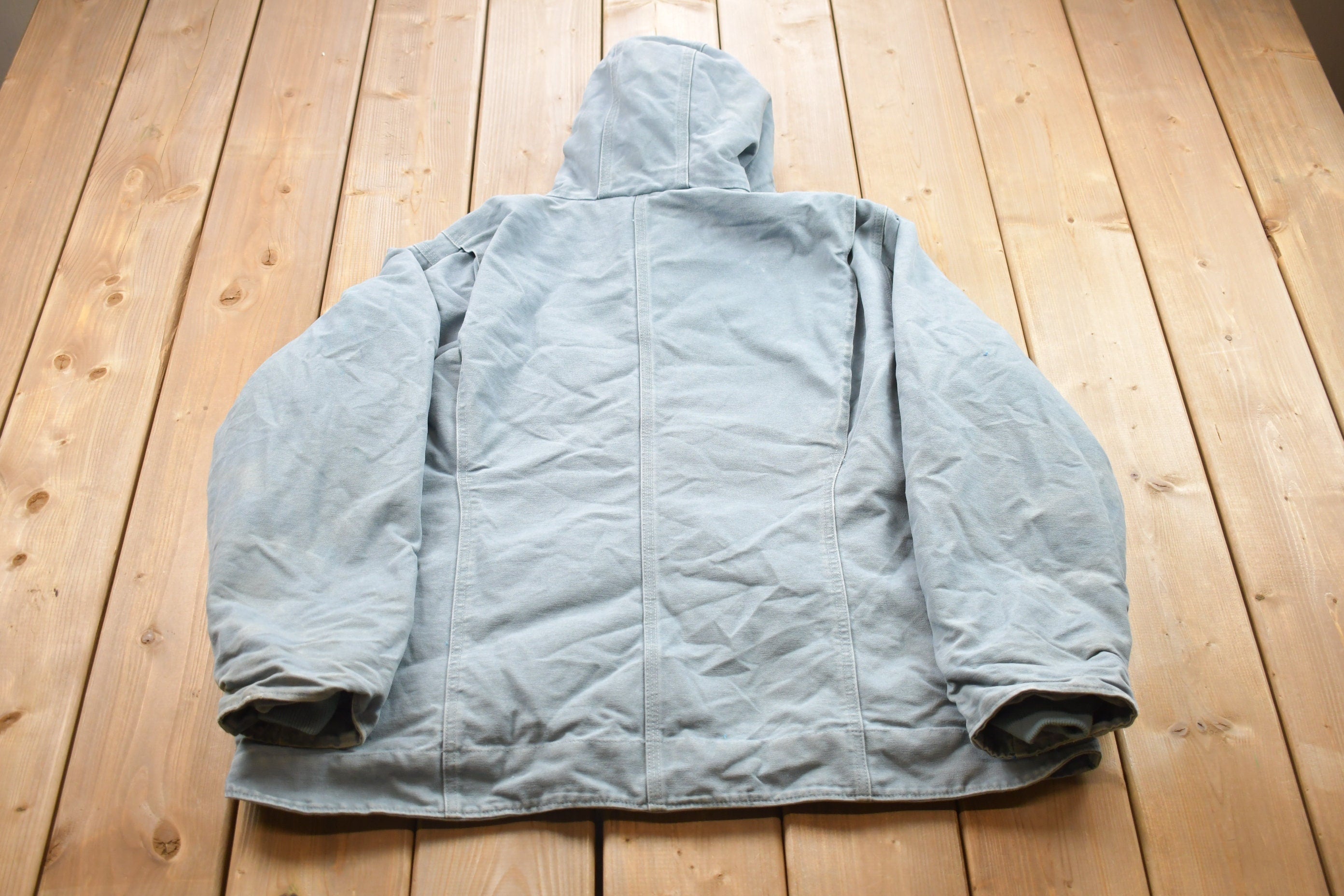 Vintage 1990s Carhartt Women's Sherpa Lined Sandstone Sierra Jacket Workwear