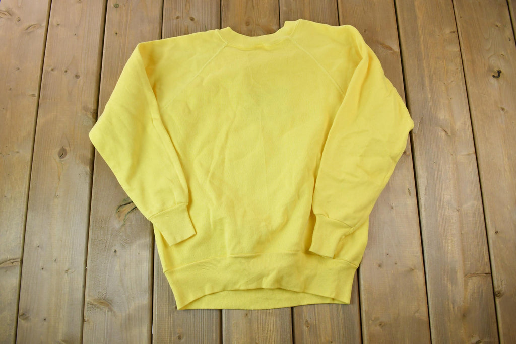 Vintage 1990s Floral Cute Embroidered Crewneck Sweater