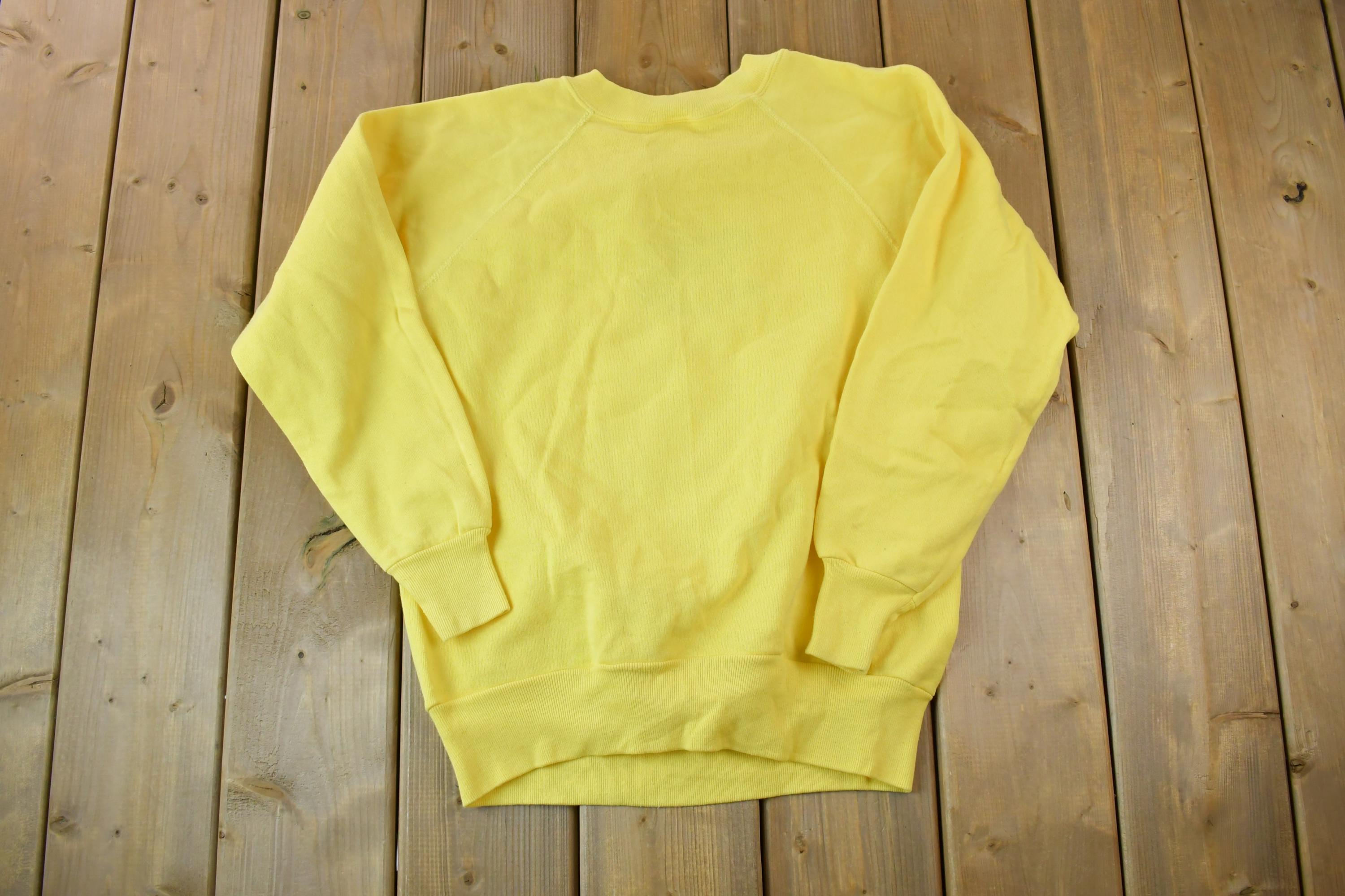 Vintage 1990s Floral Cute Embroidered Crewneck Sweater