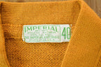 Vintage 1948 Imperial Athletic Knitwear S Basketball Knit University Collegiate V Neck Sweater