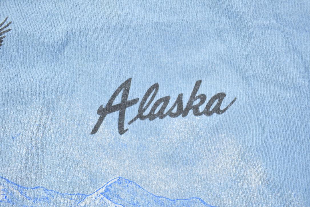 Vintage 1990s Alaska Soaring Eagle Souvenir T-Shirt