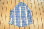 Vintage 1990s Levi's Plaid Button Up Shirt Men's Large