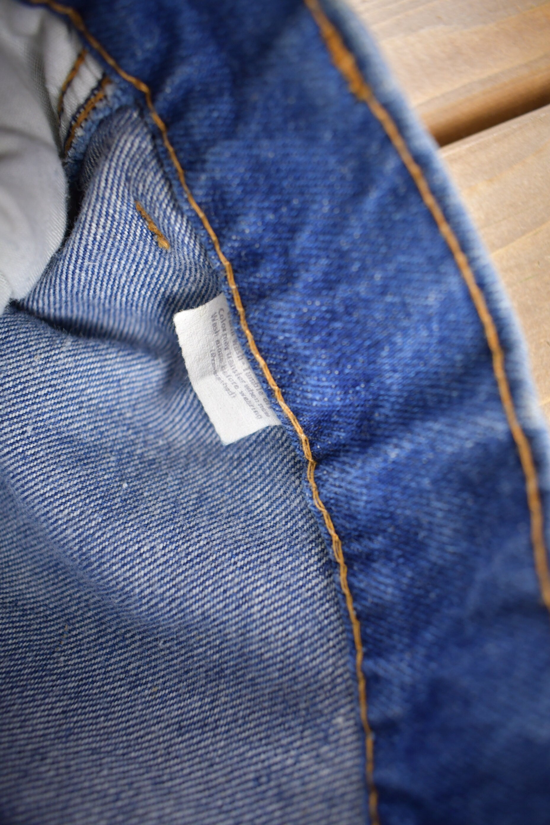 Vintage 1970s Levi's Orange Tab Embroidered Jeans Size 24 x 32