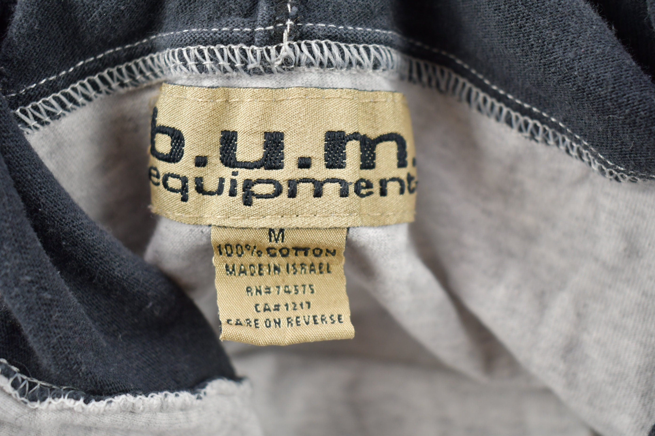Vintage 1990s Short Sleeve B.U.M. Graphic Hoodie