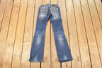 Vintage Deadstock Y2K Miss Me Bedazzled Low Rise Jeans Women's Size 26x31