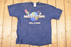 Vintage 1990s Universal Orlando Woody Woodpecker Souvenir Cartoon T-Shirt Men's L