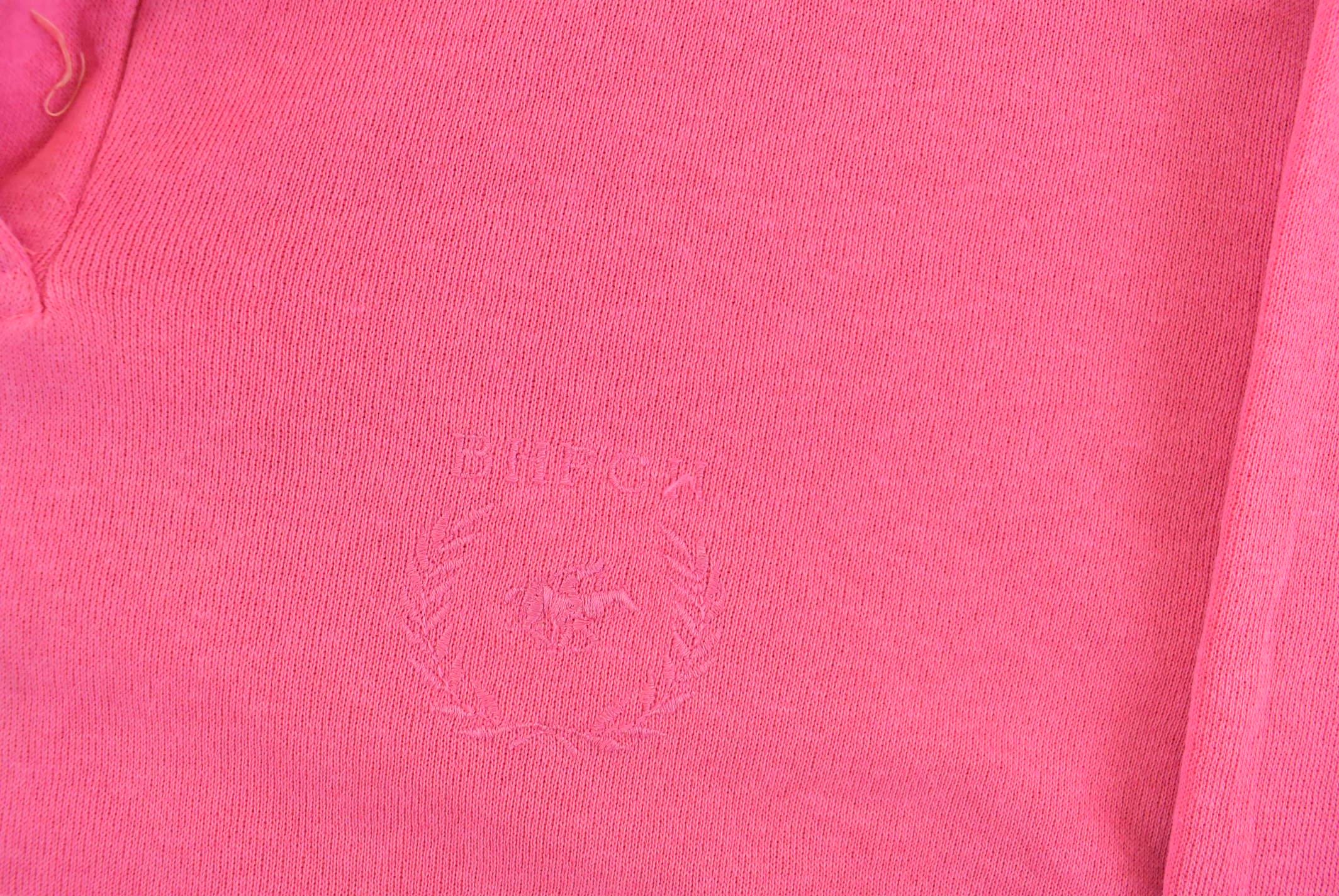 Vintage 1990s BHPC II Blank Collared Sweatshirt Sun Faded Women's 3X /