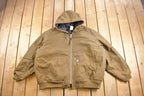 Vintage 1990s Carhartt Hooded Work Jacket