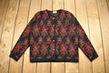 Vintage 1960s Champion Knitting Mills Cardigan Sweater  Vintage Champion  Button Up  Patchwork  True Vintage  Made In Canada