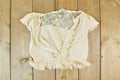 Women Vintage Vigoss Y2K Lace T-Shirt Vigoss Grunge Skull Print