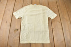 True Vintage 1960s Deadstock Helen Blank Yellow Nylon T Shirt