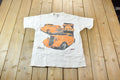 Vintage 1990s Del Ray Automotive Single Stitch Graphic Orange Crush Car T-Shirt
