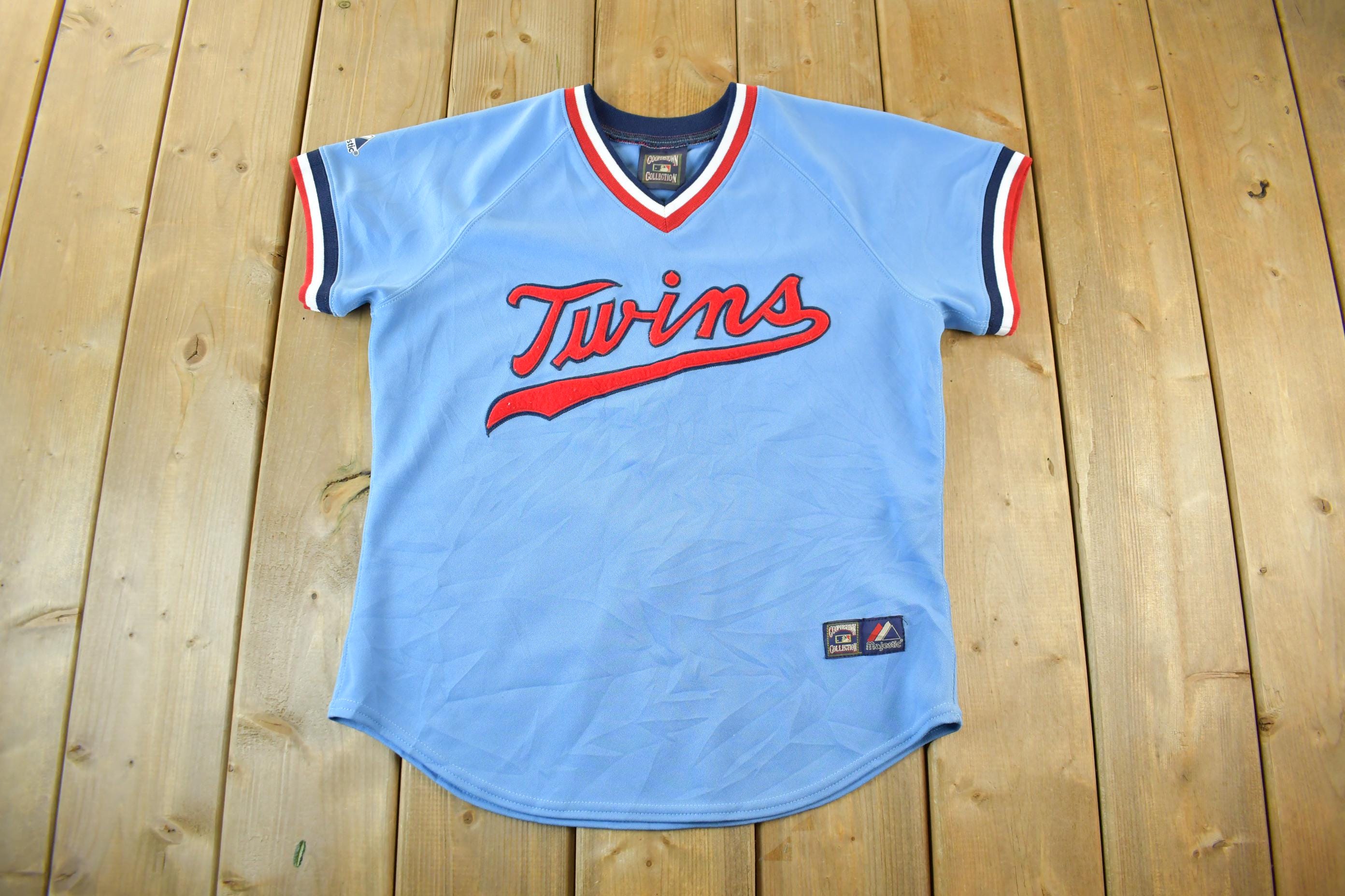 Vintage 2000s Minnesota Twins Cooperstown Collection MLB Baseball Jersey Men's Medium