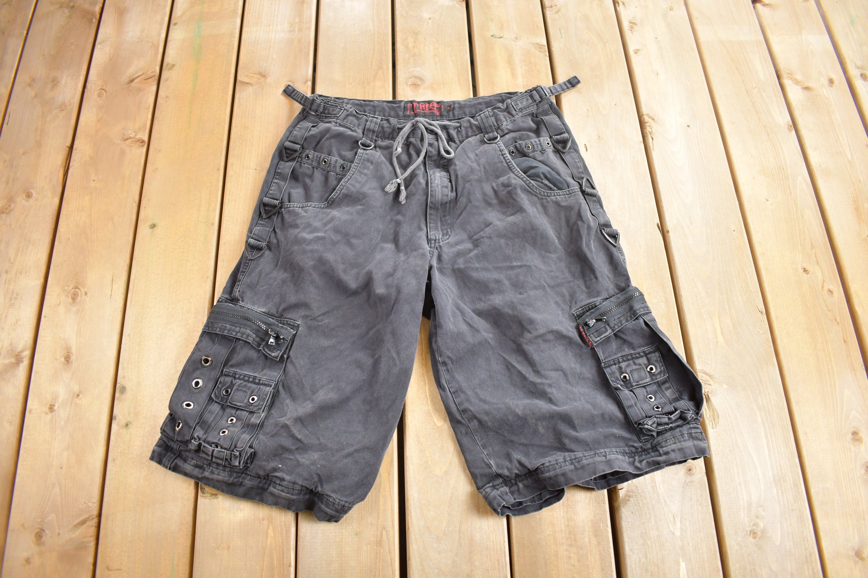 Vintage Y2K Tripp NYC Bondage Shorts Size XL (34)