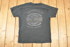 Vintage Y2K Arrowhead Harley Davidson Motorcycles 100th Anniversary Biker T-Shirt Men's M
