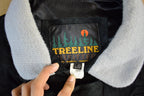 Vintage 1990s Wolf Nature Wool Leather Varsity Jacket