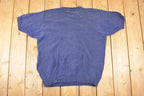 Vintage 1990s Kobe Nautical Cable Knit Crewneck Sweater Mens L