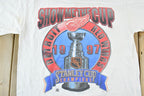 Vintage 1997 Starter Detroit Red Wings Stanley Cup Champions NHL Graphic T-Shirt