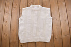 Vintage 1990s Knit Crewneck Sweater Vest