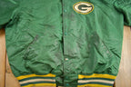 Vintage 1980s Green Bay Packers NFL Satin Starter Jacket
