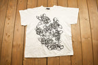 Vintage Y2K American Traditional Roses Graphic T Shirt