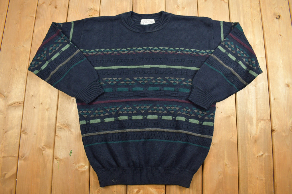 Vintage 1990s Great Canadian Knitted Crewneck Sweater