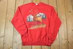 Vintage 1990s Jerzees Big Buck Mountain Crewneck