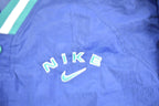 Vintage 1990s Nike Embroidered Snap Button Windbreaker Jacket
