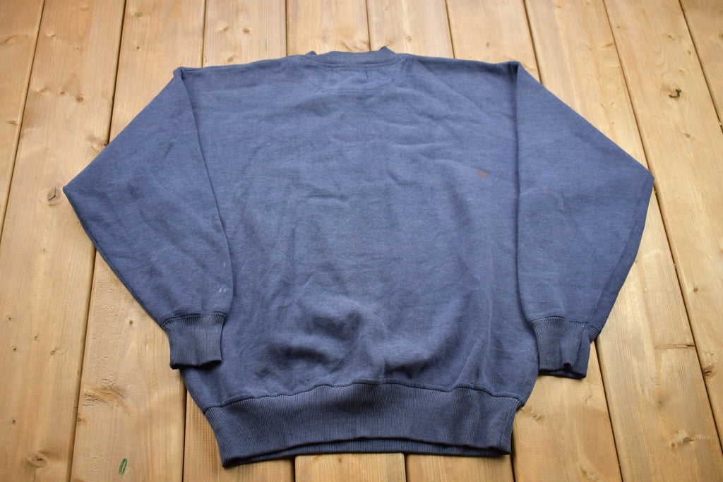 Vintage 1990s Rib Mountain Wisconsin Skiing Crewneck Sweatshirt