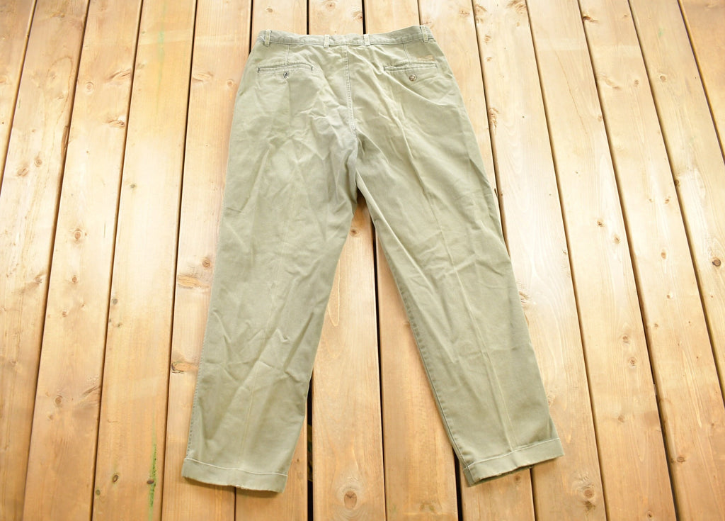 Vintage 1990s Haggar Clothing Green Pants