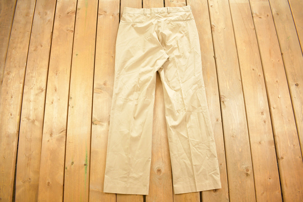 Vintage 1990s Brown Trousers Size 34 x 31