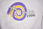 Vintage 1990s Hanes Activewear Alaska 1996 Crewneck Sweatshirt