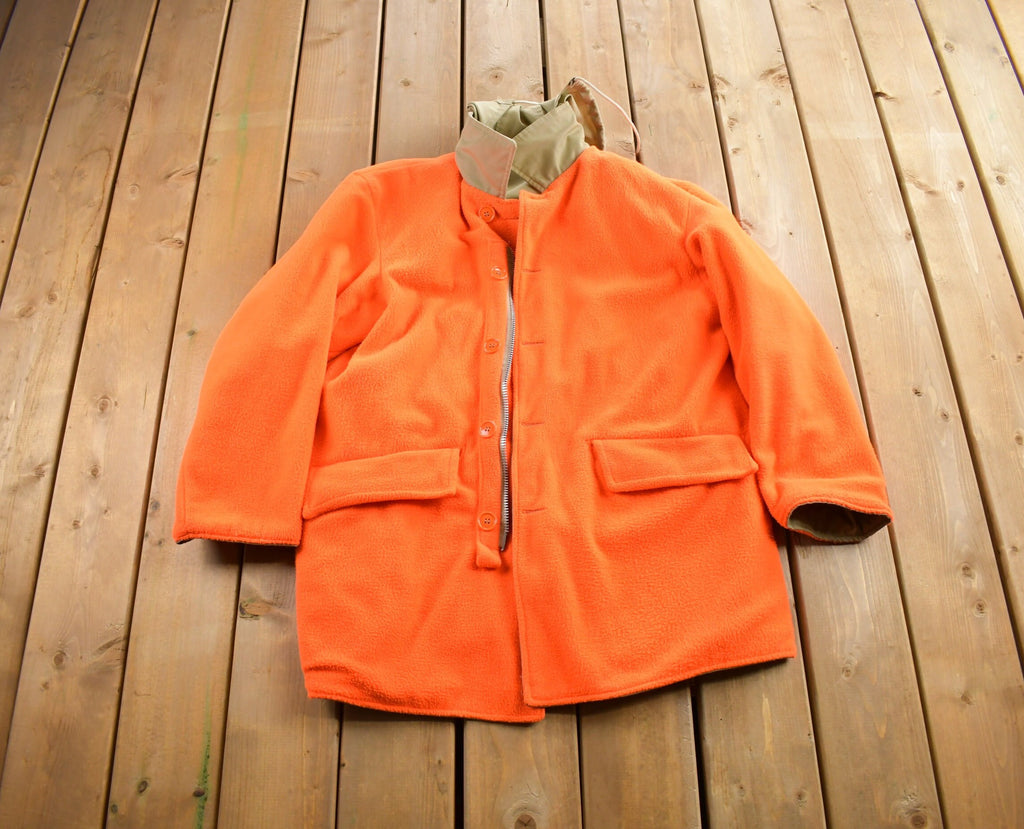 Vintage 1980s Thermo-King Reversible Padded Light Jacket Made In Canada