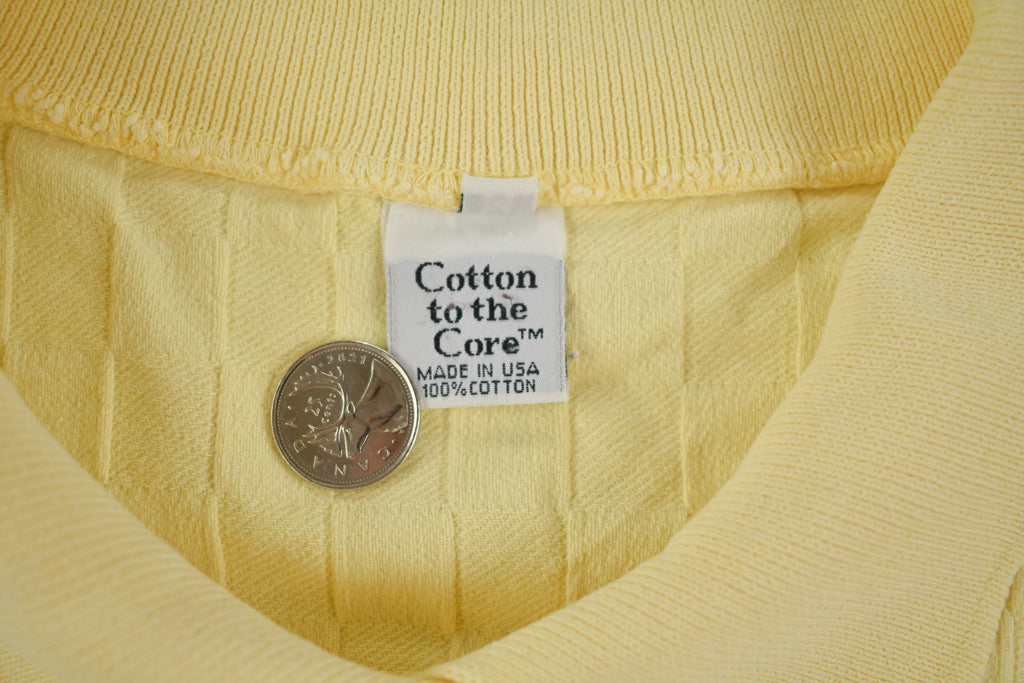 Vintage 1990s Collar Sweatshirt Made In USA