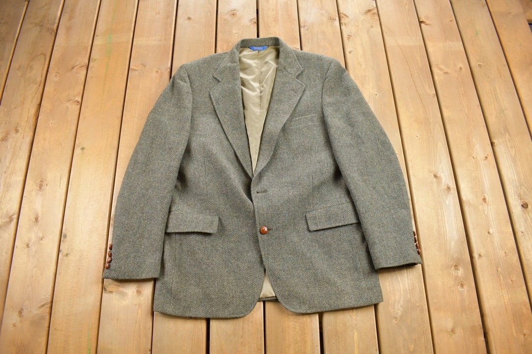Vintage 1980s Pendleton Wool Button Up Blazer