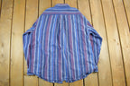 Vintage 1990s Greatland Apparel Button Up Plaid Shirt Men's Large