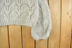 Vintage 2000s Ganni Wool Mohair Knit Mockneck Sweater Women's Large