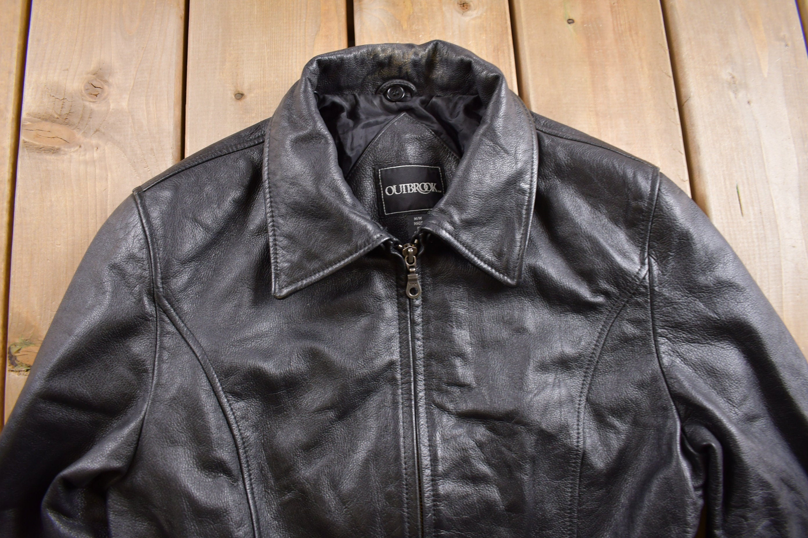 Vintage 1990s Outbrook Leather Jacket – LOST BOYS VINTAGE