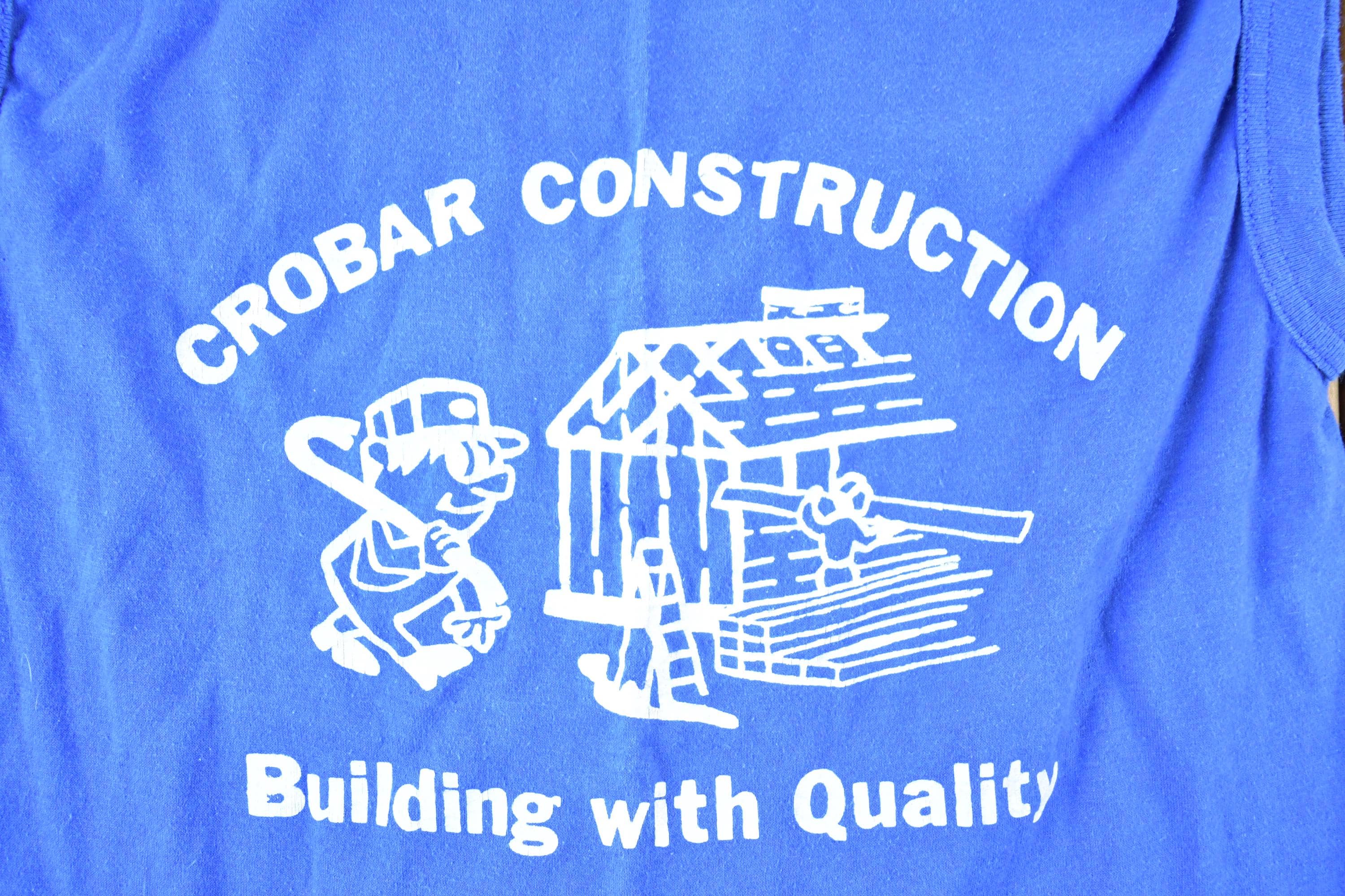 Vintage 1990s Crobar Construction Souvenir Tank Top Men's S