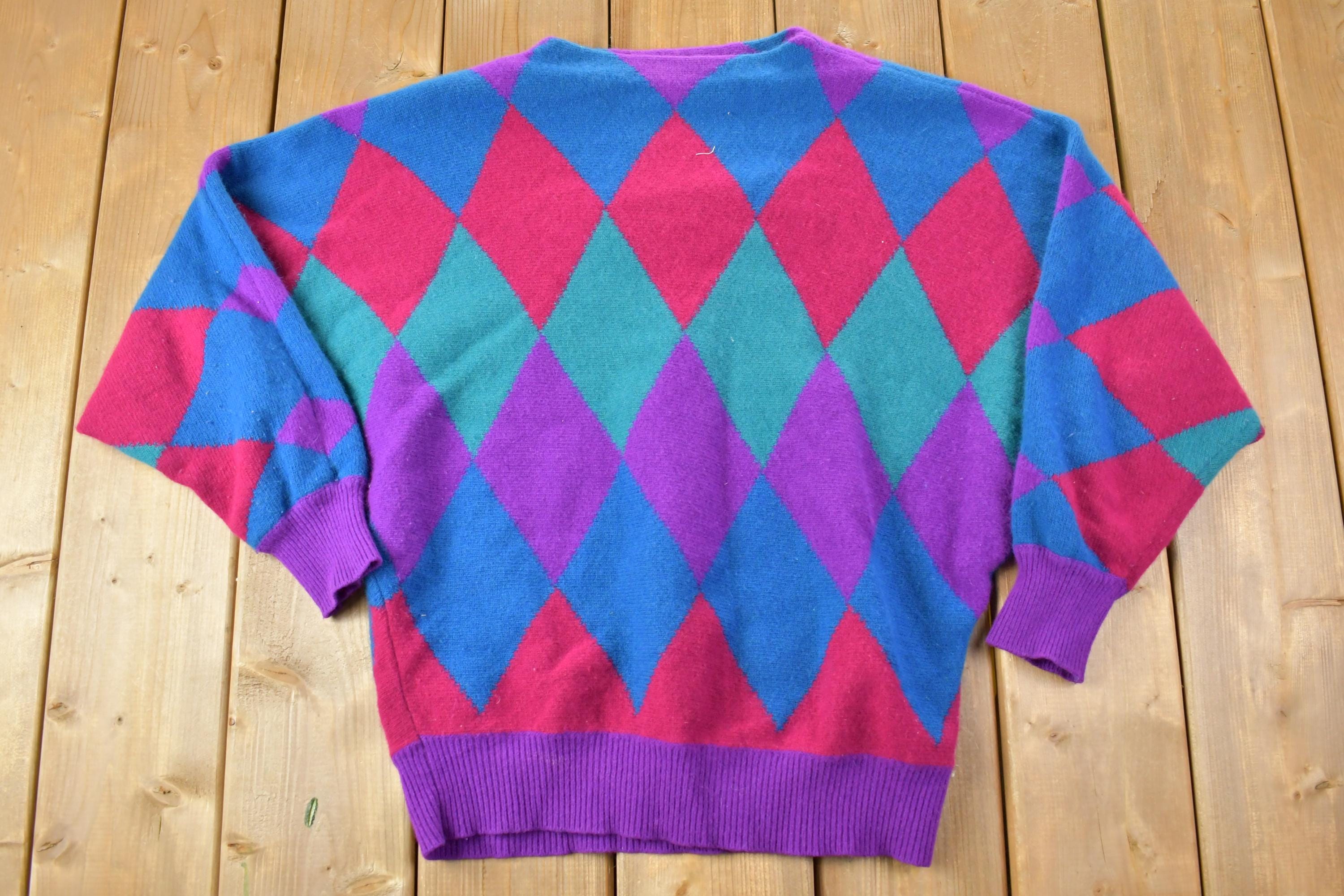 Vintage 1990s Benetton Knit Crewneck Sweater