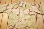 Vintage 1999 Desert Camo Button Up Military Coat Size Medium X Long