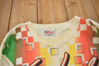 Vintage 1996 Terry Labonte All Over Print Kellogg's NASCAR Racing T-Shirt