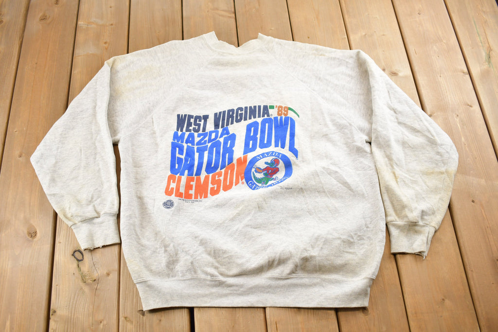 Vintage 1989 Gator Bowl West Virginia