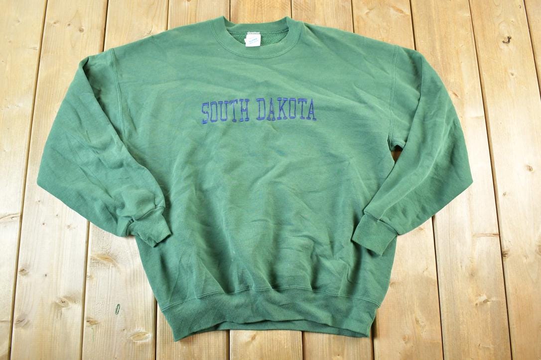 Vintage 1990s South Dakota Crewneck Sweatshirt Mens XL