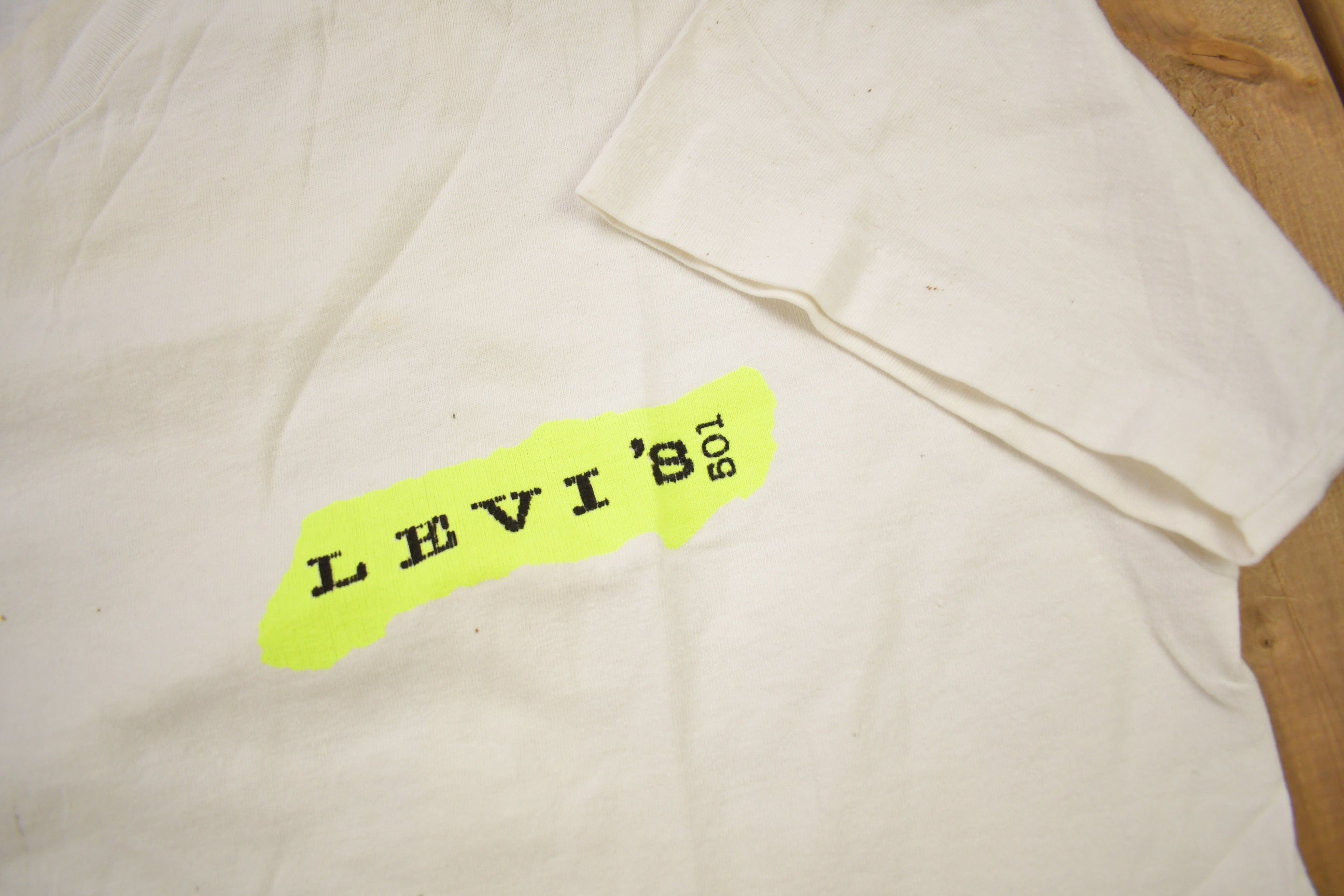 Vintage 1989 Levi's 501 Basketball Graphic T Shirt