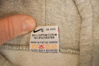 Vintage 1990s Nike Embroidered Mini Swoosh Hoodie Sweatshirt Men's L