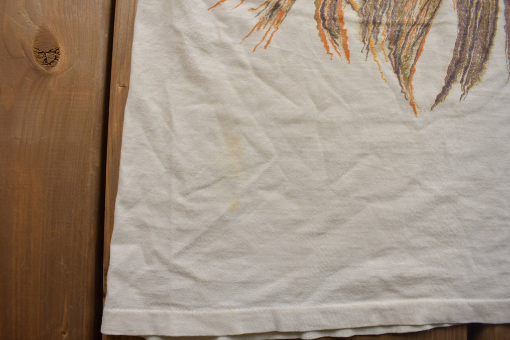Vintage 1990s Disney World Animal Kingdom Lion Graphic T Shirt  Stained  Rare Vintage  Streetwear  Single Stitch  Made In USA