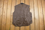 Vintage 1980s Brown Vest