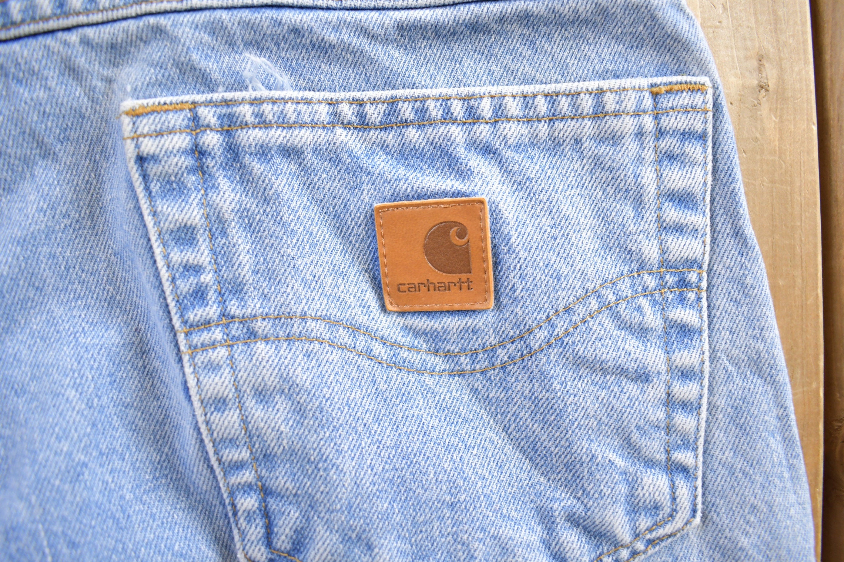 Vintage 1990s Carhartt Relaxed Fit Work Pants Size 38x32